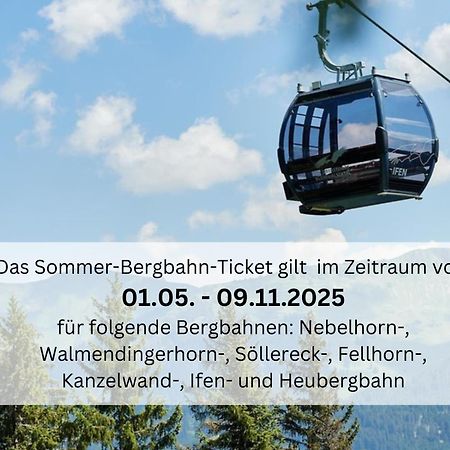 Bergfex Falkenberg 304 Mit Sommer-Bergbahnticket Oberstdorf Exterior foto
